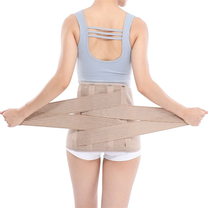 Waist support belt detail